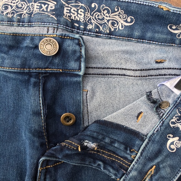 Express button fly skinny legging jeans - Picture 3 of 6